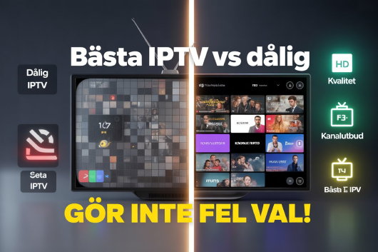 Bästa IPTV: Allt du måste veta innan du tecknar abonnemang SwedenPrime